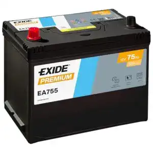 Autobatterie 75Ah Exide 12V – 630 CCA – Premium Serie