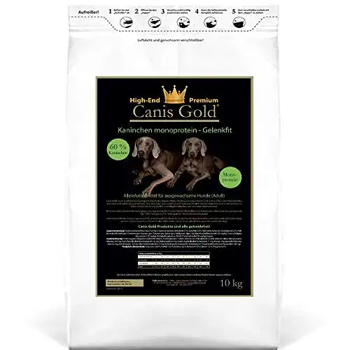 Hundefutter Canis Gold 10 kg Adult mit 60% Kaninchen
