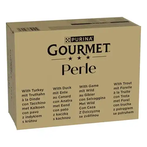 Katzennassfutter Purina Gourmet für Katzen in Gelee