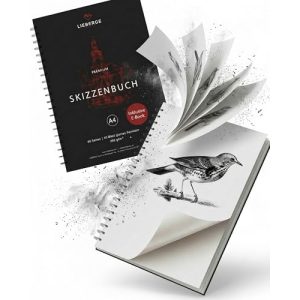Skizzenbuch Lieberge Premium A4 220g Radierfestes Sketchbook