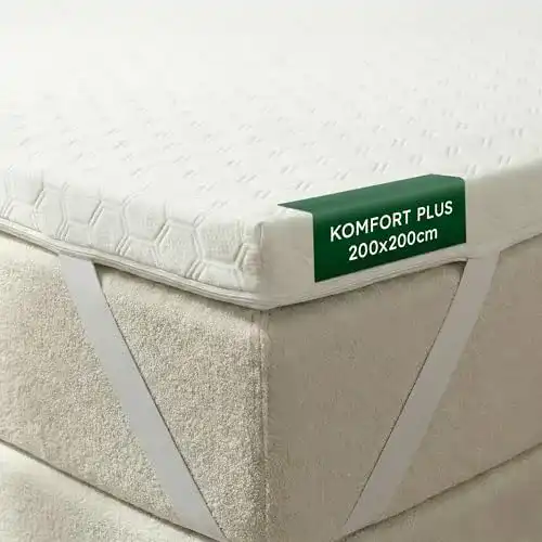 Wendre Matratzen Topper 200 x 200 cm aus Kaltschaum