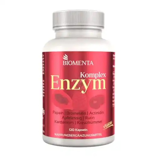 Bromelain BIOMENTA Multi Enzym Komplex mit 120 Kapseln