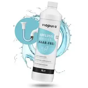Rohrreiniger-Gel viopura Abflussreiniger 1000ml effektiv gegen Verstopfungen