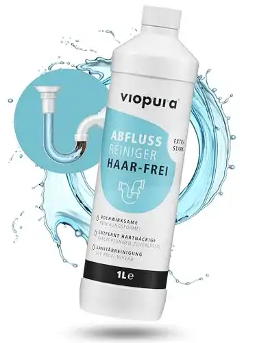 Rohrreiniger-Gel viopura Abflussreiniger 1000ml effektiv gegen Verstopfungen