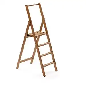 Holzleiter Arredamenti Italia 4-Stufen Leiter Kimora aus Holz