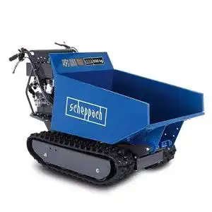 Minidumper Scheppach DP6600 mit 500 kg Zuladung und Kettenantrieb
