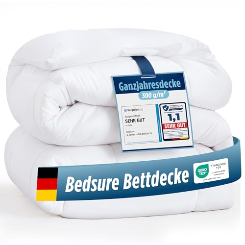 Bettdecke Bedsure 135×200 cm Ganzjahresdecke für alle Jahreszeiten