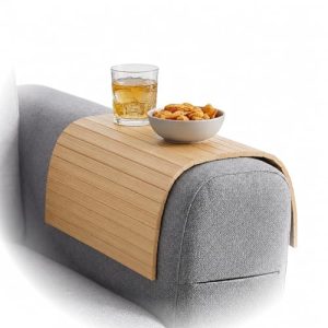 Sofatablett Bam Boo Box aus Bambus für Couch und Armlehne