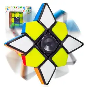 CUBIDI Original Fidget Spinner und Zauberwürfel 3x3x1