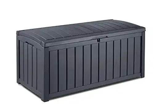 Wasserdichte Auflagenbox Keter Glenwood mit 390 Litern Stauraum