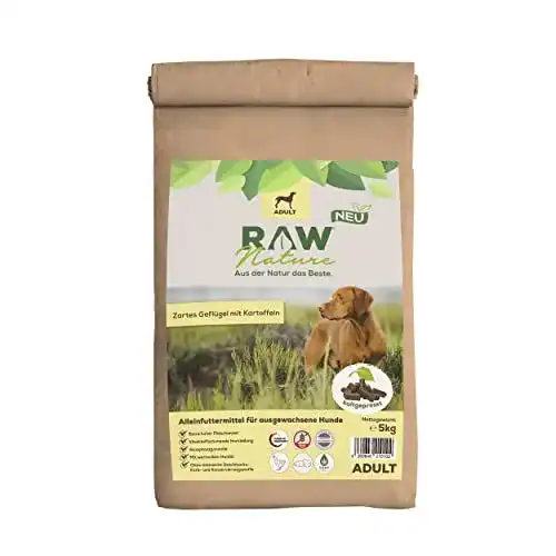 Kaltgepresstes Hundefutter RAW Nature Trockenfutter für Erwachsene