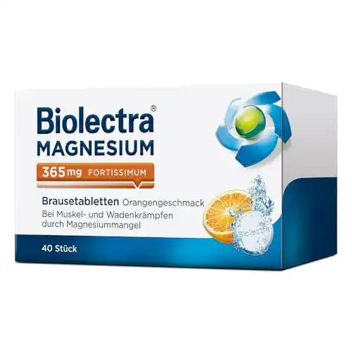 Magnesium Brausetabletten von Biolectra mit 365 mg pro Tablette