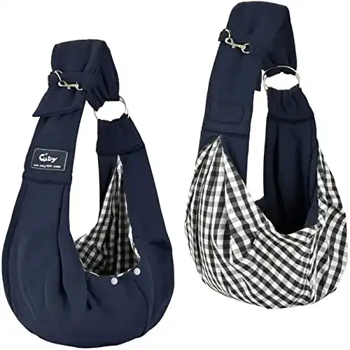 Hundetragetuch für kleine Hunde und Katzen – CUBY Sling Tragetuch