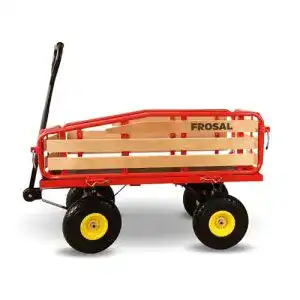 Bollerwagen aus Holz Frosal Handwagen für Transport und Gartenarbeit