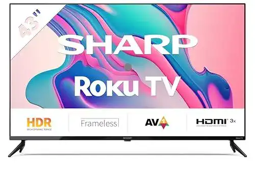 Sharp 43FD2E Full HD Smart TV 43 Zoll mit Roku