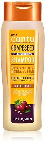 Cantu Traubenkernöl Shampoo – Schwefelfrei, sanfte Pflege für lockiges Haar
