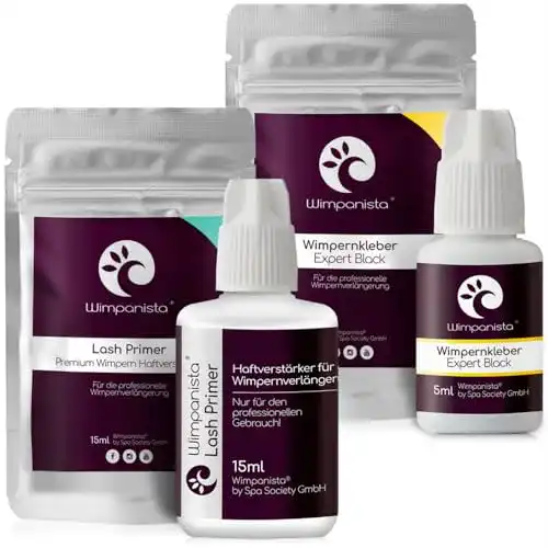 Wimpernverlängerung Set mit Profi-Wimpernkleber von Wimpanista