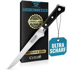 Ausbeinmesser Cutluxe Filetiermesser 15cm für Fisch und Fleisch