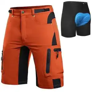Fahrradhose für Herren von Cycorld – Schnelltrocknende MTB Shorts mit 4D Polster