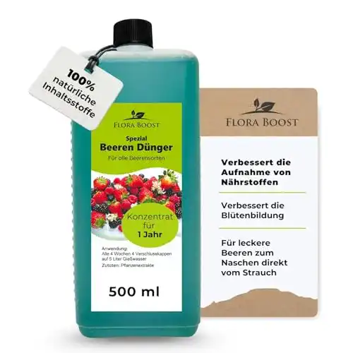 Flora Boost Beerendünger Konfitee 500ml für bis zu 100 Liter Gießwasser