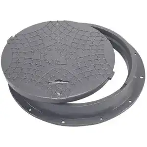 Kanaldeckel Babylonplast Schachtabdeckung DN600/800 mit Sicherungssystem