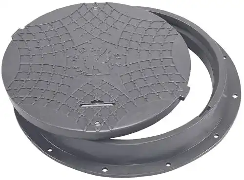 Kanaldeckel Babylonplast Schachtabdeckung DN600/800 mit Sicherungssystem