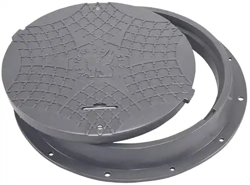 Kanaldeckel Babylonplast Schachtabdeckung DN600/800 mit Sicherungssystem