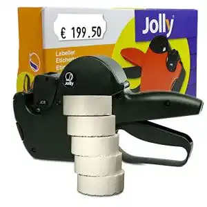 Preisauszeichner Hutner Set Jolly C8 mit 5 Rollen 26×12