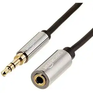 Kopfhörer Verlängerungskabel Amazon Basics Stereo 3,5 mm 3,6 m