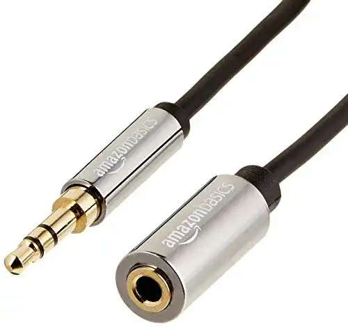 Kopfhörer Verlängerungskabel Amazon Basics Stereo 3,5 mm 3,6 m