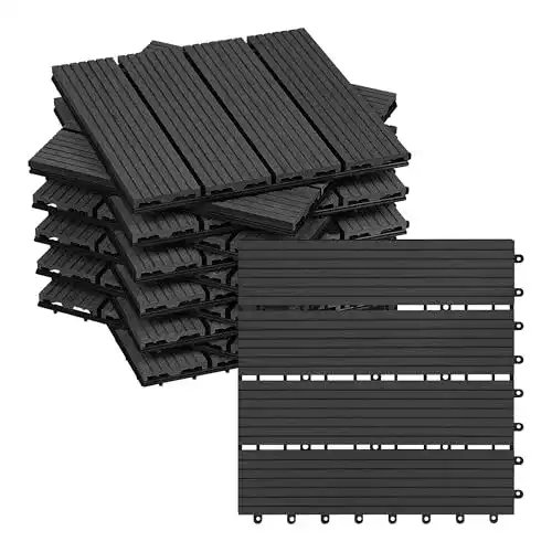 Woltu GTF001an WPC Terrassendielen für den Außenbereich