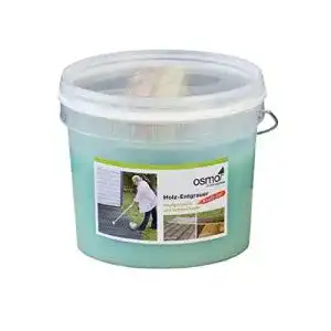 Osmo Holz Entgrauer Kraft Gel 2,5kg mit Schrubber 150mm