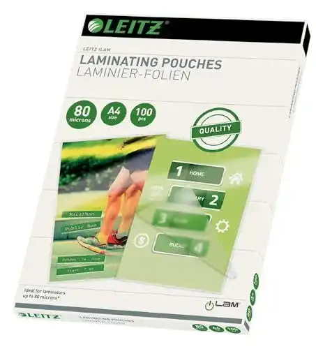 Laminierfolie DIN A4 Leitz 80 Mikron, 100er Pack