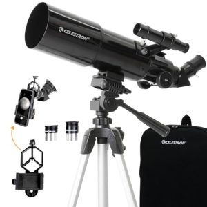 Celestron 22030 Travel Scope Refraktor-Teleskop für Einsteiger