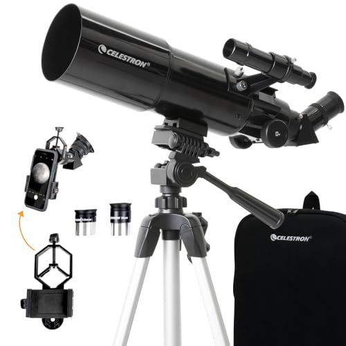 Celestron 22030 Travel Scope Refraktor-Teleskop für Einsteiger