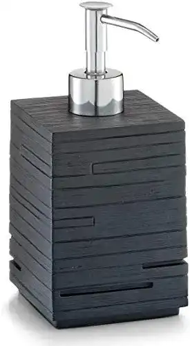 Seifenspender Zeller 18316 aus Polyresin in Schwarz