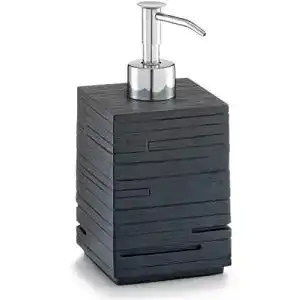 Seifenspender Zeller 18316 aus Polyresin in Schwarz