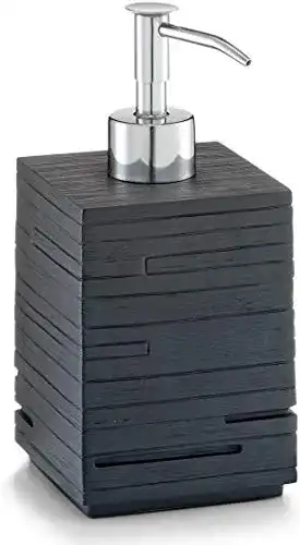Seifenspender Zeller 18316 aus Polyresin in Schwarz