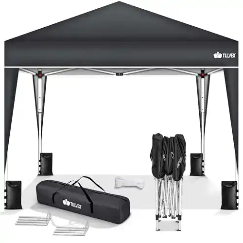 Faltpavillon Tillvex 3x3m wasserdicht und Pop-Up-Funktion