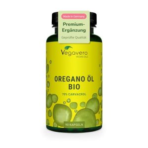 Oregano Öl Kapseln Vegavero Bio – 90 mg Carvacrol in veganer Form