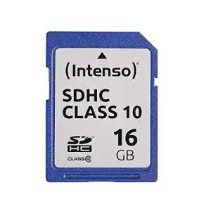 Intenso SDHC 16GB Class 10 Speicherkarte mit hoher Datentransferrate