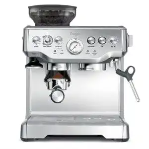 Siebträgermaschine Sage Barista Express aus Edelstahl