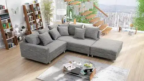 Ecksofa Küchen-preisbombe Wohnlandschaft Sofa