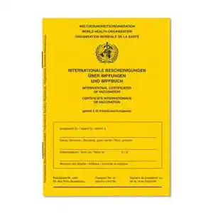 Impfpass Welsberg Impfbuch für internationale Impfbescheinigungen