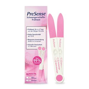 Schwangerschaftstest Presense – 2er Pack – Urintest für Zuhause