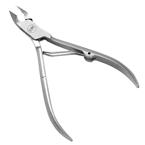 Nagelhautzange K-Pro Profi aus Edelstahl 10,4 cm für präzise Nagelpflege