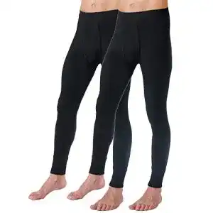 Lange Unterhose Herren Hermko 3540 2er Pack aus Bio-Baumwolle