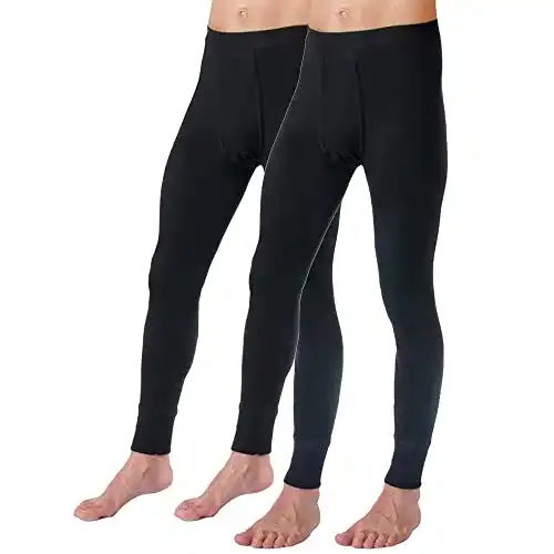 Lange Unterhose Herren Hermko 3540 2er Pack aus Bio-Baumwolle