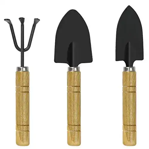 Gartenwerkzeug Set JatilEr – 3-teiliges Mini Werkzeugset für den Garten