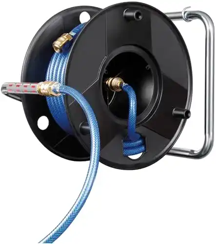 Schlauchtrommel von Brennenstuhl mit Druckluft und Anti Twist